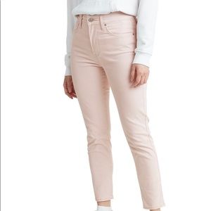 NWT Levi’s 721 High Rise Skinny Ankle Length- Rose